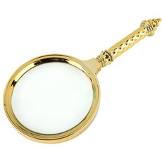 ELP Korea金色花朵手把放大鏡 QSH90, 單品, 1個