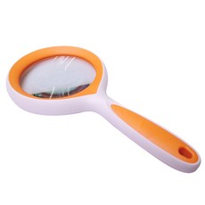 ELP Korea橡膠塑膠放大鏡, 白橙, 1個