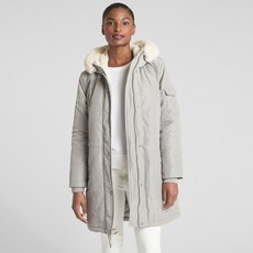 갭 여성용 패딩 인조 퍼 파카