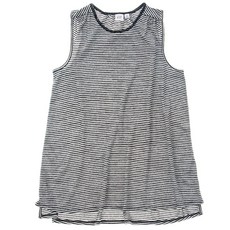 갭 여성용 소프트스펀 스트라이프 하이 로 탱크 탑