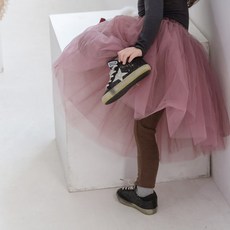 MOMSMADE 女童豐盈網眼半身裙
