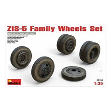 迷你藝術1:35 ZIS-5 Family Wheels Set軍事塑膠模型, 1個