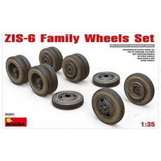 迷你藝術1:35 ZIS-6 Family Wheels Set軍事塑膠模型, 1個