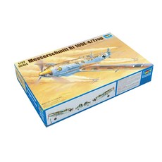TRUMPETER 小號手 Trumpeter 1/32 Messerschmitt Bf 109E-4/Trop塑膠模型戰鬥機, 1個