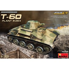 미니아트 1:35 T-60 Plant No264Stalingrad Inte 프라모델 탱크, 1개