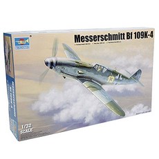 TRUMPETER 1/32 梅塞施密特 Bf 109K-4 塑料模型戰鬥機, 1個