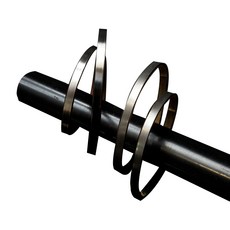 Jang Wonjang硬殼球拍保護側邊膠帶, 銀色啞光