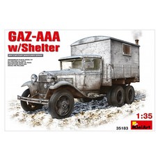 Mini Art 1:35 GAZ-AAA 帶棚塑料模型卡車, 1個