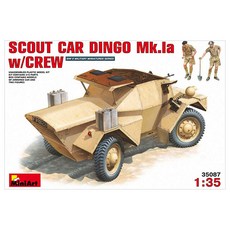 迷你藝術 1:35 英國軍偵察車 Dingo Mk Ia 附人偶塑膠模型裝甲車, 1個