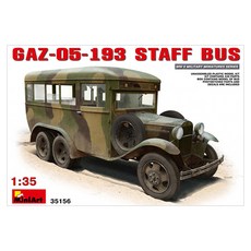 迷你藝術1:35 GAZ-05-193 Staff Bus塑膠模型卡車, 1個