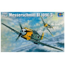 TRUMPETER 1/32 梅塞施密特 Bf 109E-3 塑料模型戰鬥機, 1個