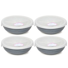 아이카 3절 나눔 찬통 세세라기 중, 혼합 색상, 4개입