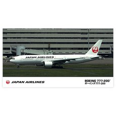Hasegawa 1:200 JALB-777-200 NEW LOGO塑膠模型客機 需要組裝及上色, 1個