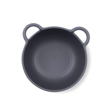 Nineware 素色迷你碗 小熊款, 灰色的, 1個