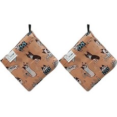 라페조 폴딩 시장가방 휴대용 에코백 NO.15-2 야옹이, 2개입