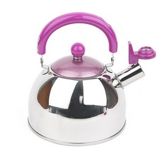 요시카와 휘슬IH 스텐 주전자 SJ1686, 1.8L, 핑크