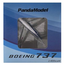 PandaModel 1:400 ana B737-700 w JA04AN 비행기 다이캐스트, 혼합 색상, 1개