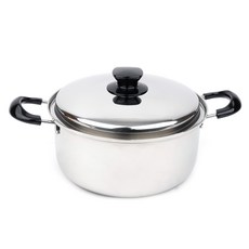 요시카와 통3중 양수냄비, 24cm, 혼합 색상, 1개