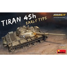 MINIART 1/35 Tiran 4 Sh早期型.內部套組21.9塑膠模型坦克, 1套