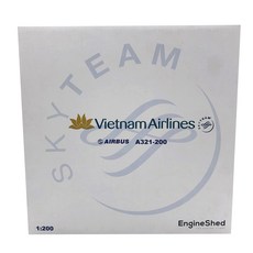 JCWings 1/200越南航空A321 VN-A327 Tianhe alliance飛機壓鑄模型, 混色