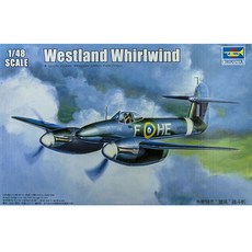 TRUMPETER 1:48 Westland Whirlwind 塑料模型戰鬥機, 1個