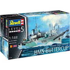 Revell RV5158 1:144 Flower Class Corvette HMS BU 塑料模型戰列艦, 1個