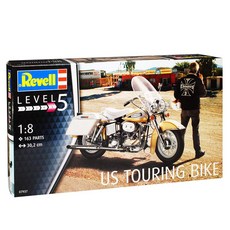 Revell RV7937 1:8 US Touring Bike 塑料模型摩托車, 1個