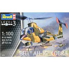 Revell RV4954 1:100 Bell AH-1G Cobra 塑料模型直升機, 1個