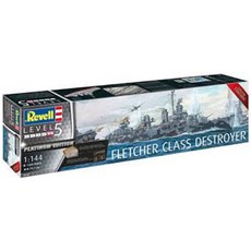 REVELL RV5150 1:144 Fletcher Class Destroyer 프라모델 전함, 1개