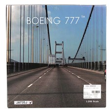 鳳凰1/200 JAL B777-300ER JA735J 飛機壓鑄模型, 混色