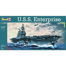 REVELL RV05801 1:1200 U.S.S Enterprise 프라모델 항공모함, 1개