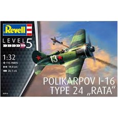 Revell RV3914 1:32 Polikarpov I-16 Type 24 Rata 塑料模型戰鬥機, 1個
