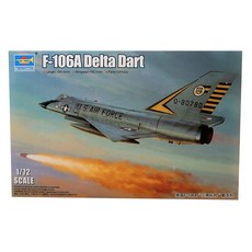 TRUMPETER 1:72美國F-106A Delta Dart塑料模型戰鬥機, 1個