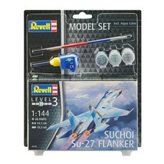 Revell RV63948 1:144 Model Set 蘇伊蘇-27 側衛塑料模型戰鬥機, 1個