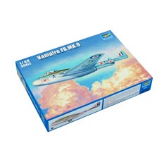 트럼페터 1:48 Vampire FB.MK.9 프라모델 전투기, 1개