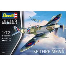 REVELL RV3897 1:72 Supermarine Spitfire Mk.Vb 프라모델 전투기, 1개