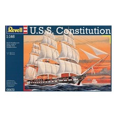 REVELL RV05472 1:146 U.S.S. Constitution 프라모델 범선, 1개