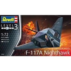 REVELL RV3899 1:72 F-117 Stealth Fighter 프라모델 전투기, 1개