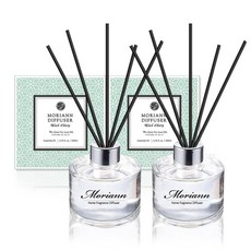 MORIANN 擴香瓶 200ml 2入+擴香棒 10入, Black Cherry