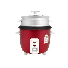 Daewoong 大熊製藥 迷你電飯鍋+蒸鍋, DRC-0608, 紅色