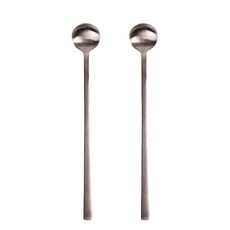 Upper Table黑色長茶匙, 2入, 單品