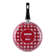 트라몬티나 파리 프라이팬 레드 20150722, 22cm, 1개