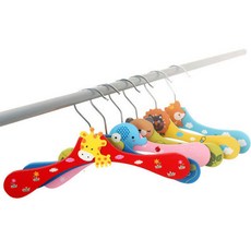 Baza角色原木衣架, 混色, 6個