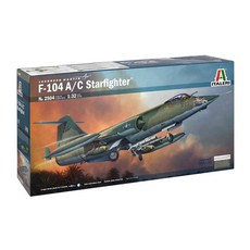 ITALERI 1:32 F-104A/C 星際戰鬥機蝕刻包括新工具 2014 塑料模型 ITA2504, 1個