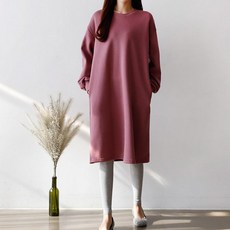 BONBONSTORY FM 長版孕婦拉絨洋裝
