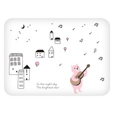 리빙조이 모던페인팅소프트 규조토 발매트 60 x 39 cm, J, 1개