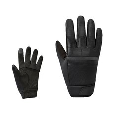 시마노 윈드브레이크 써멀 리플렉티브 장갑, 블랙, 1개
