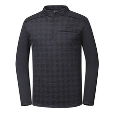 미루나무 남성용 델파이 기모 등산 긴팔 티셔츠