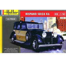 HELLER 1:24 Hispano Suiza K6塑膠模型車 HL80704, 1個