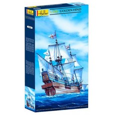 헬러 1/200 GOLDEN HIND 프라모델 범선, 1개